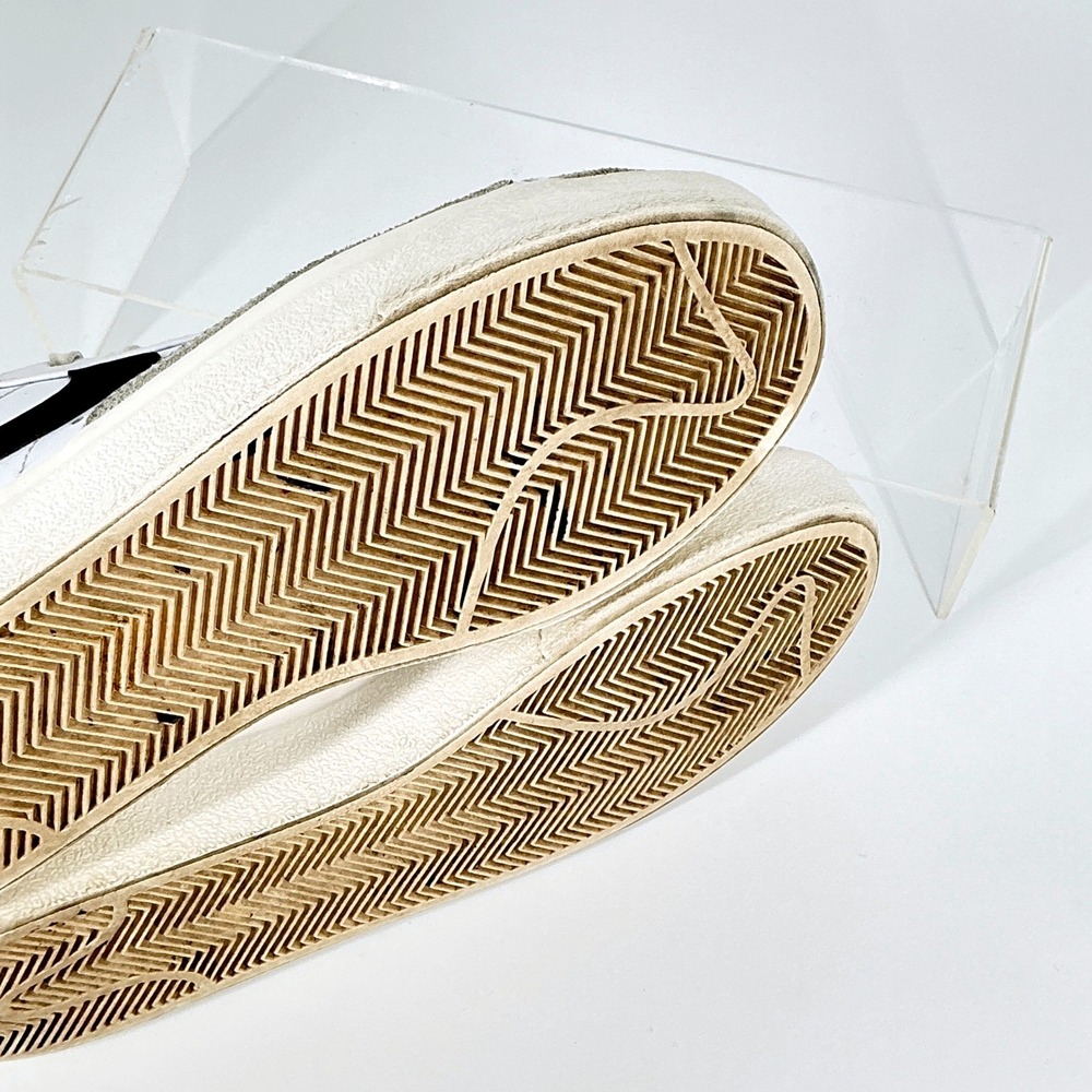 Nike Size 10.5 Blazer Low Vintage White Black Suede Womens Shoes - Picture 13 of 14